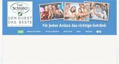 Desktop Screenshot of getraenke-schlueter.de